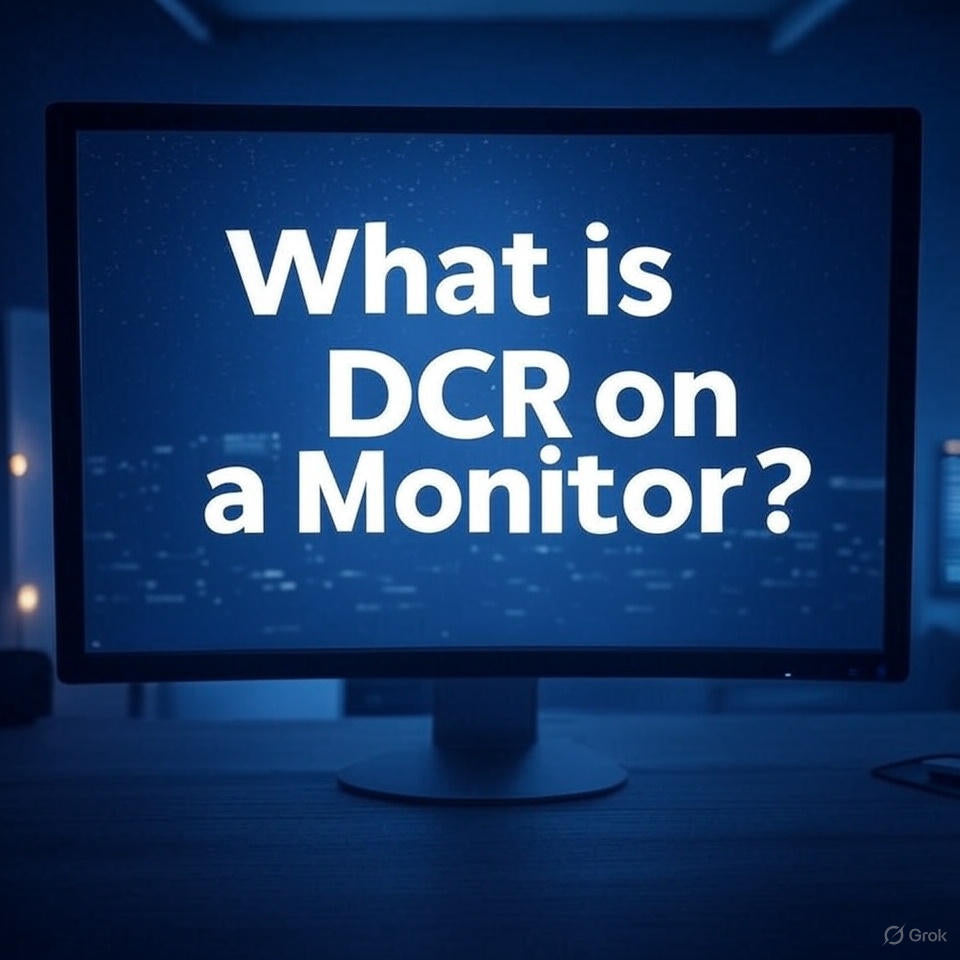 What is DCR on a Monitor?