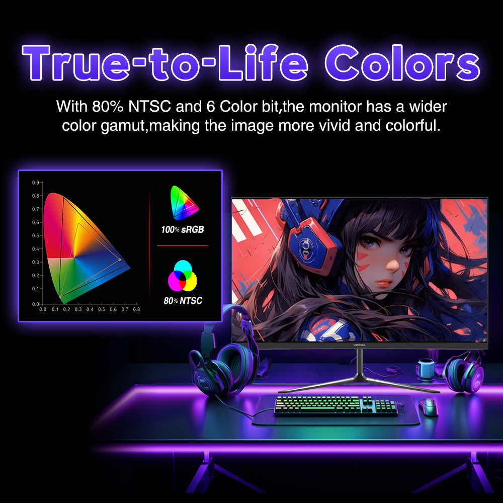 CS2412 - 24 Inch Cpmputer Monitor FHD 144hz