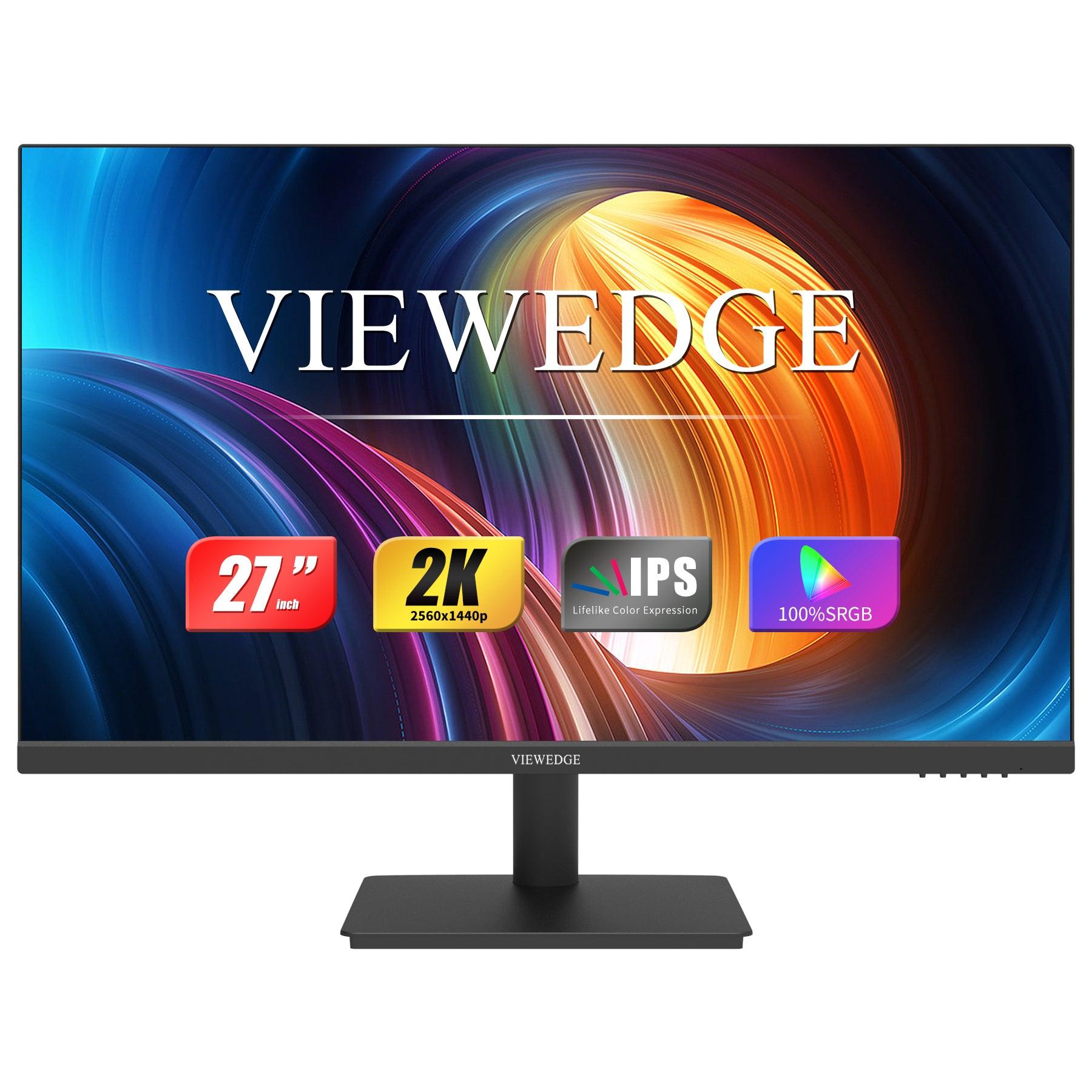 Viewedge CS27QT - 27 Inch QHD 1440p IPS Monitor - Professional Computer ...